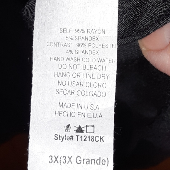 Cream n Sugar 3xl lightweight long sleeved with cuff at wrists elastic waist - Picture 4 of 7